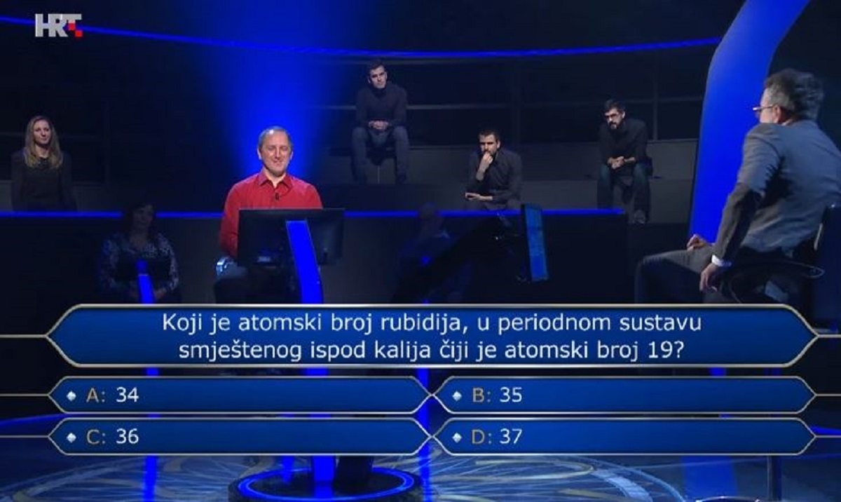 Odustao na pitanju iz kemije za 125.000 kuna, biste li vi znali odgovor?
