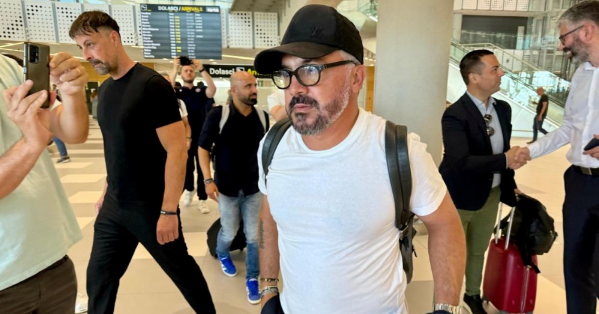 Gattuso sletio u Split. Pogledajte kako je dočekan na aerodromu