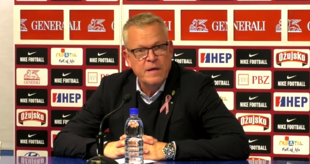 Švedski izbornik na Maksimiru održao bizarnu konferenciju za medije