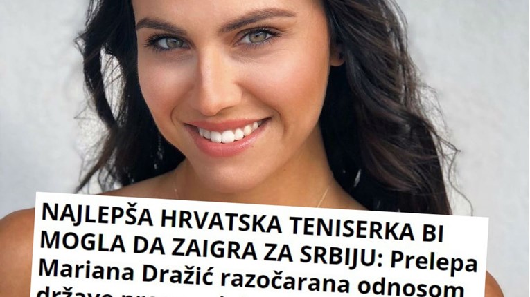 Srpski mediji očarani: Najljepša hrvatska tenisačica mogla bi zaigrati za Srbiju