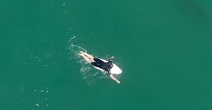 Surfer nije imao pojma koliko blizu opasnosti je bio - sve dok nije vidio snimku