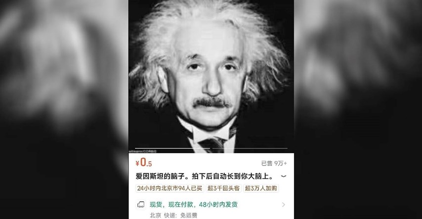 U Kini se masovno prodaje "Einsteinov mozak"