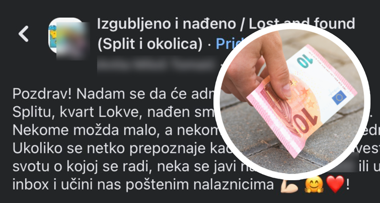 Splićanka pronašla smotuljak eura, sad traži vlasnika: "Možda je životno vrijedno"