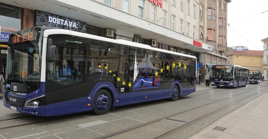 U Osijek stigli novi autobusi kojima se trebaju smanjiti emisije CO2