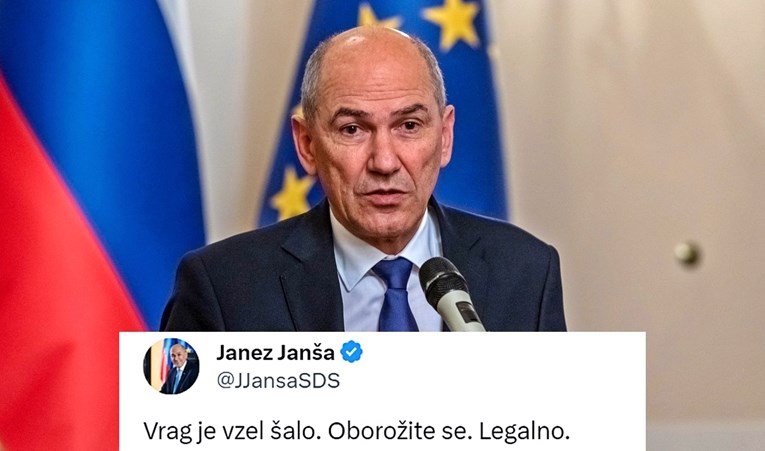 Janša poziva Slovence da se naoružaju: Vrag je odnio šalu
