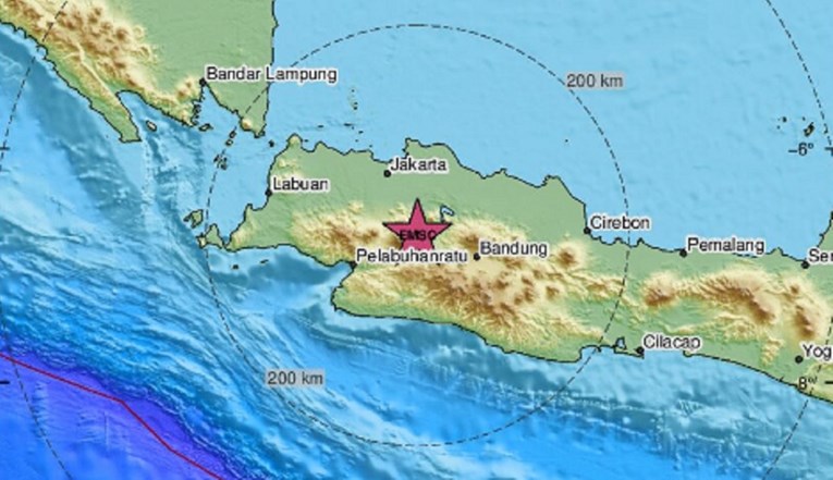 Potres magnitude 5.8 u Indoneziji