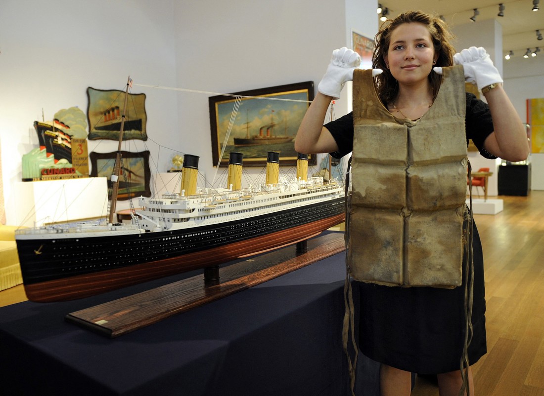 Prsluk za spašavanje preživjele s Titanica prodan za više od 750 tisuća eura