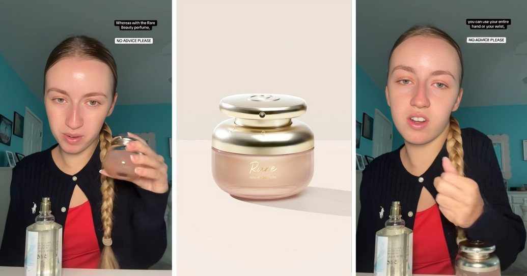 Ljudi hvale pakiranje Rare Beauty parfema