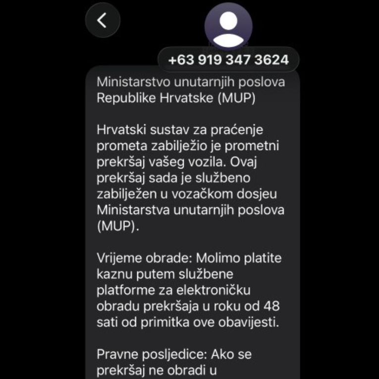 Širi se nova prevara. Policija: Ako dobijete ovaj SMS, obrišite ga