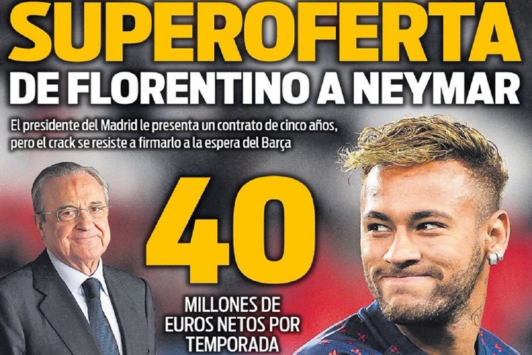 Sport: Real mu je ponudio 200 milijuna eura, ali Neymar čeka Barcelonu