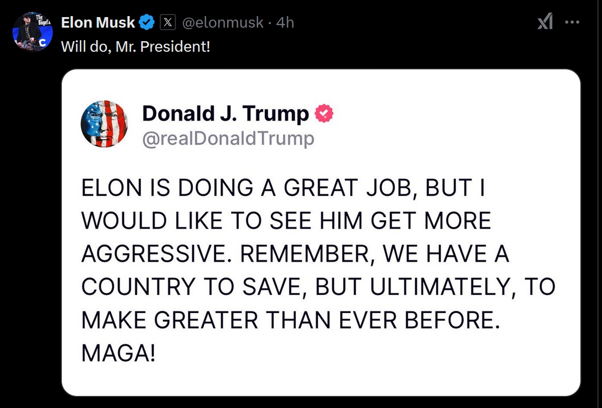 Musk odgovorio Trumpu: "Gospodine predsjedniče, učinit ću to!"