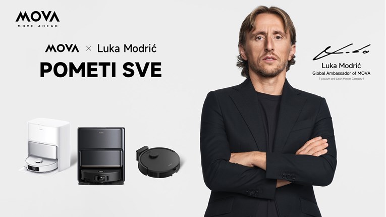 MOVA ulazi na hrvatsko tržište: Pametno čišćenje uz ambasadora Luku Modrića