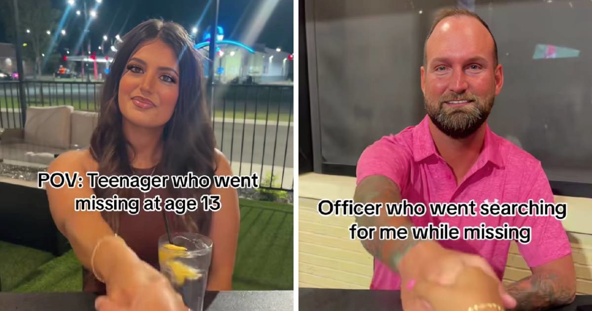 Pobjegla s 13, kasnije srela policajca koji ju je tražio. Priča je dobila ludi obrat