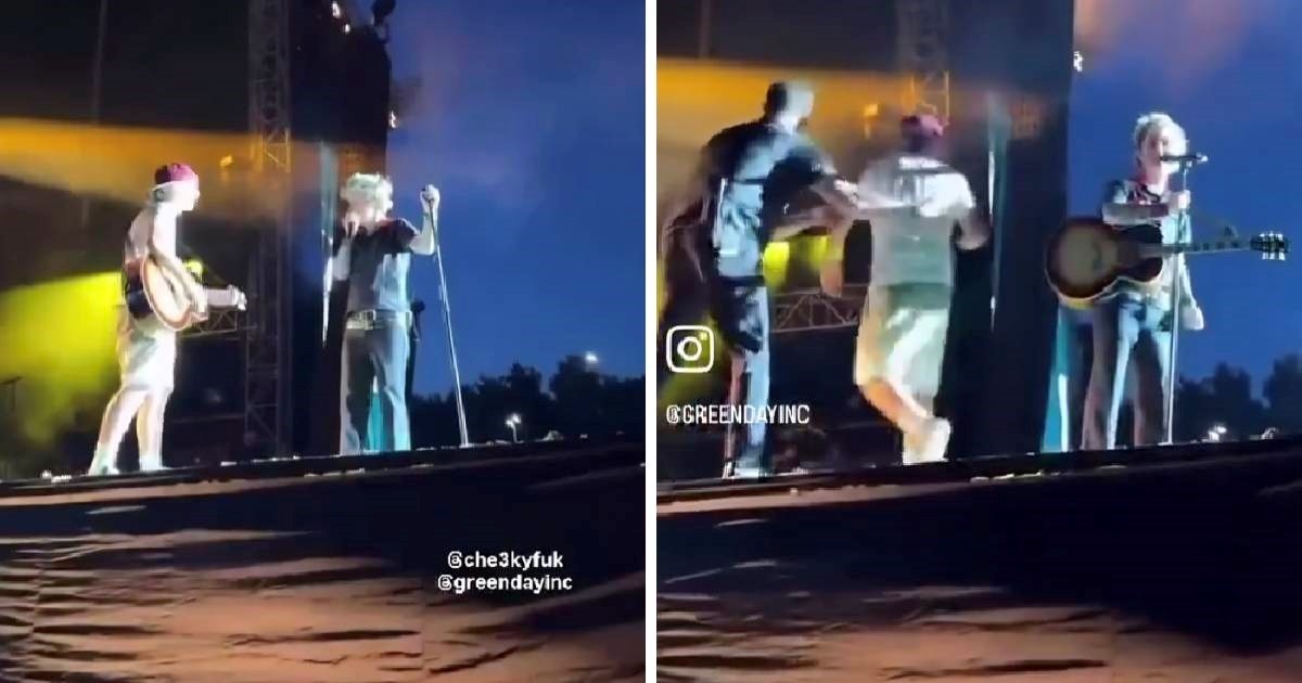 Green Day maknuli obožavatelja s pozornice kad su ga zamolili da odsvira njihov hit