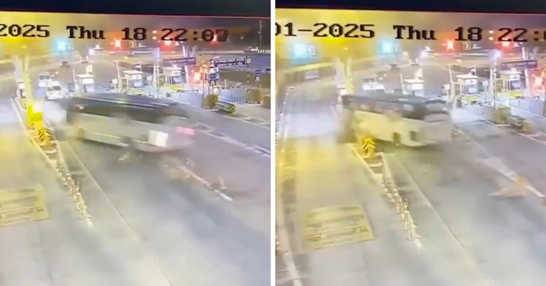 VIDEO Bus s ruskim turistima se zabio u naplatnu kućicu u Tajlandu, 27 ozlijeđenih