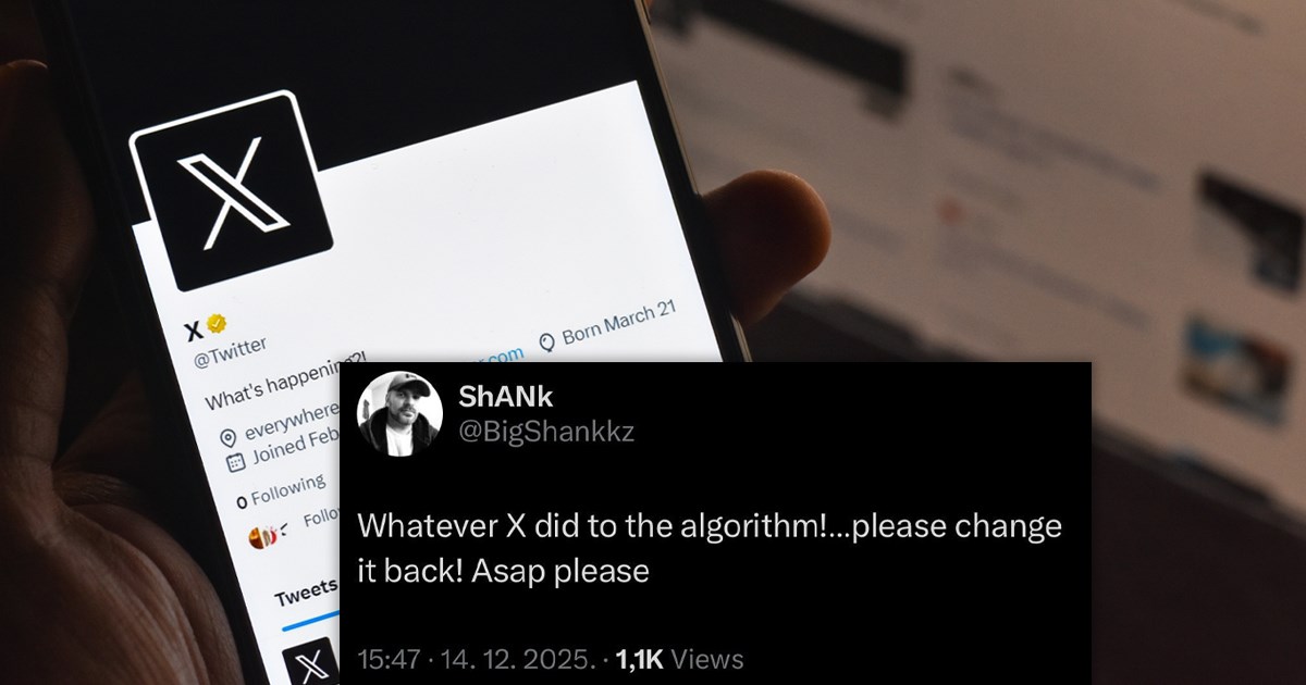 Jeste skužili promjenu na X-u? Ljudi diljem svijeta bijesni zbog novog algoritma