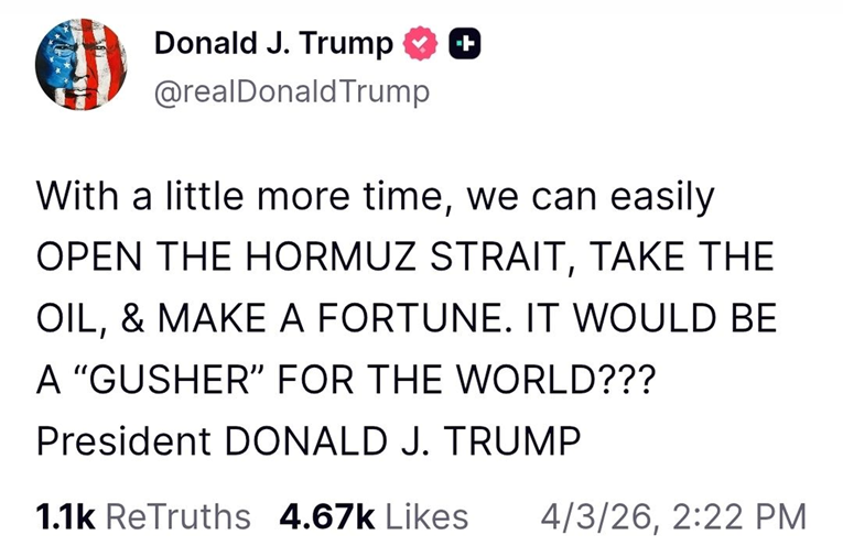 Trump: MOŽEMO UZETI NAFTU I ZARADITI BOGATSTVO