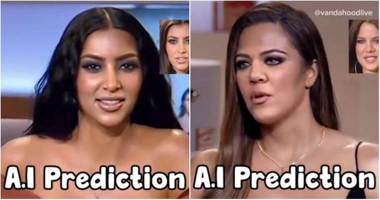 Umjetna inteligencija predvidjela kako bi sestre Kardashian izgledale bez operacija