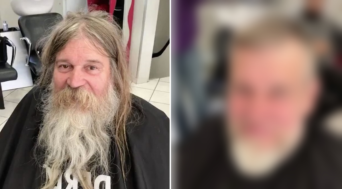 Besplatno ošišao i obrijao beskućnika, on postao potpuno neprepoznatljiv
