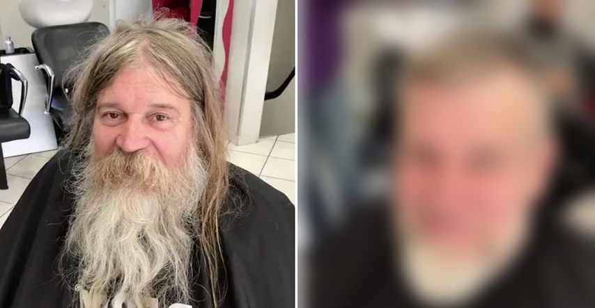 Besplatno ošišao i obrijao beskućnika, on postao potpuno neprepoznatljiv