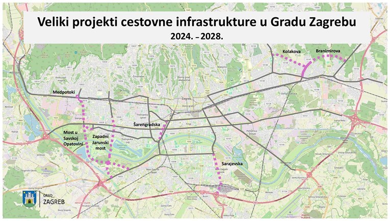 Tomaševićev plan: Tramvaj će mostom s Horvaćanske ceste ići do nove dječje bolnice