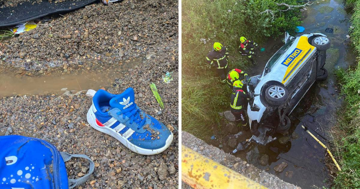 Auto sletio u potok, ozlijeđeni majka i dijete. Spasioce potresle riječi dječaka (3)