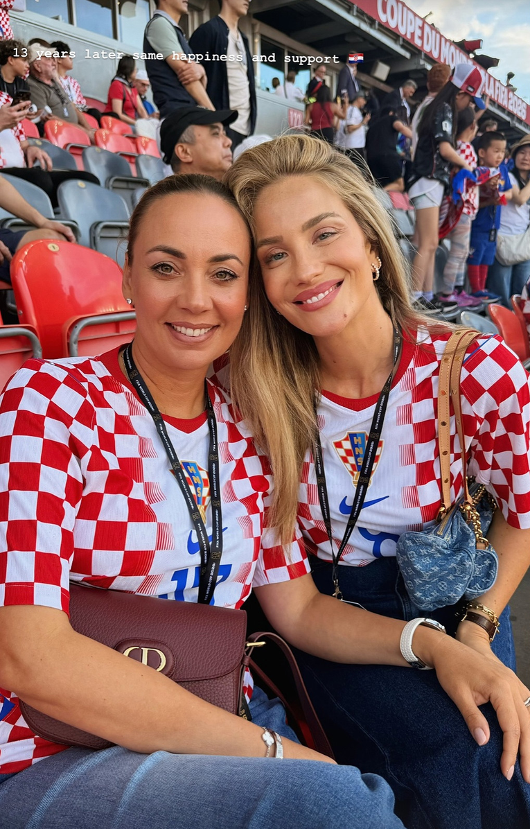 Izabel Kovačić i Vanja Modrić na tribinama nosile torbe vrijedne tisuće eura