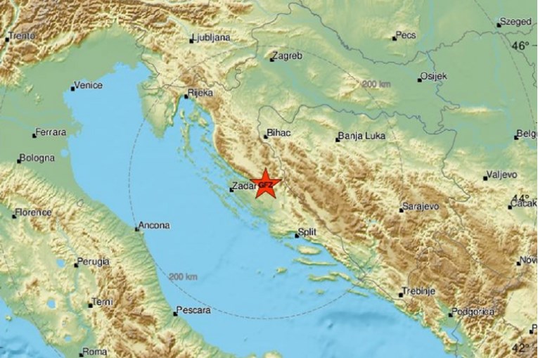 Potres od 4,2 po Richteru u Dalmaciji i Lici: "Kao da će se zemlja otvoriti"