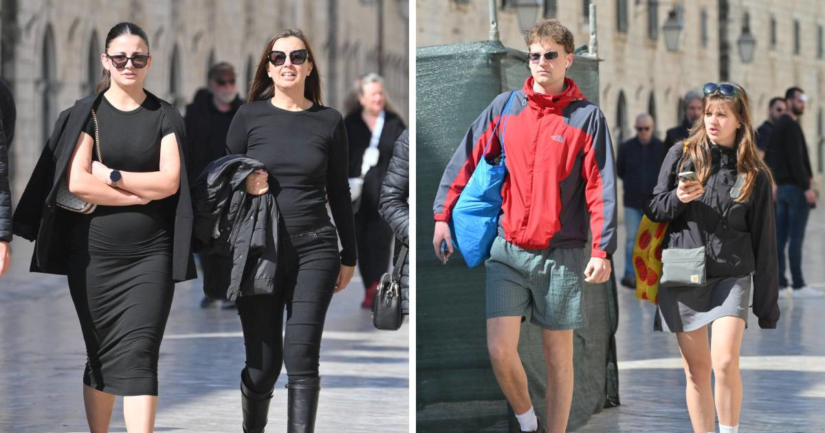 FOTO Stradunom sredinom ožujka zavladale haljine i kratke hlače