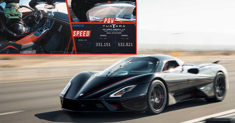 VIDEO Ovo je najbrži serijski auto na svijetu, vozio je nevjerojatnih 533 km/h!