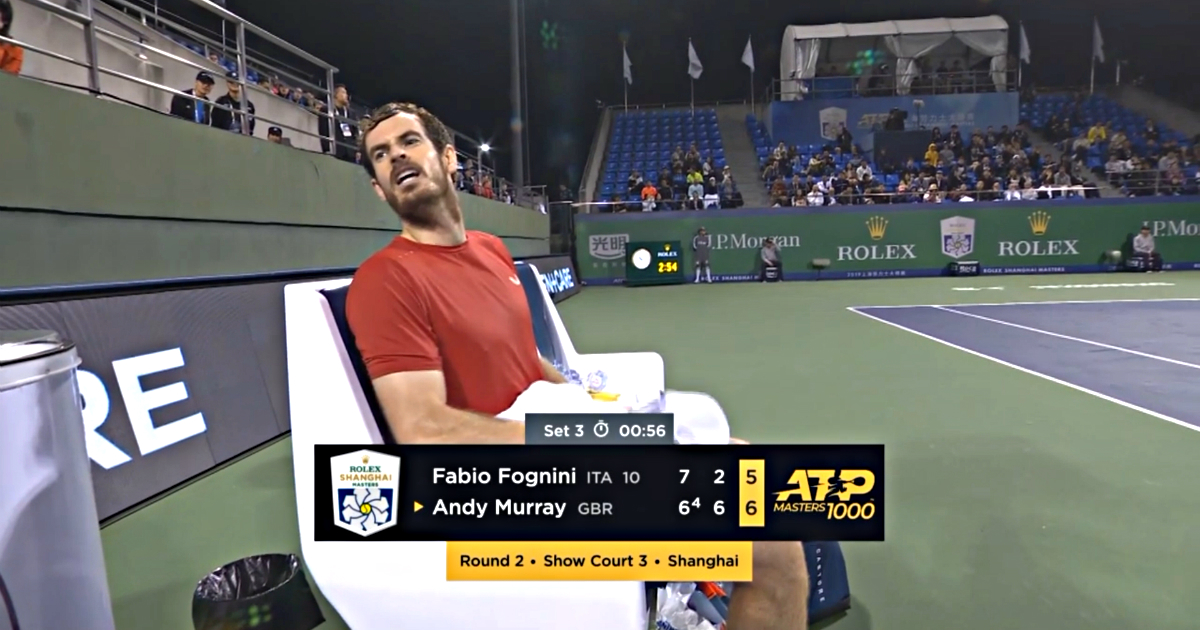 Fognini se nije gasio, a onda mu je Murray dobacio: "Daj, začepi više!"