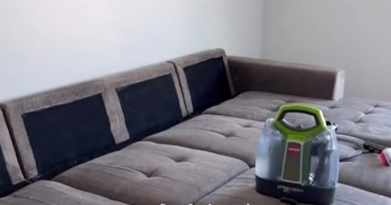 Žena pokazala kako izgleda rabljeni kauč nakon što ga je očistila 11 puta