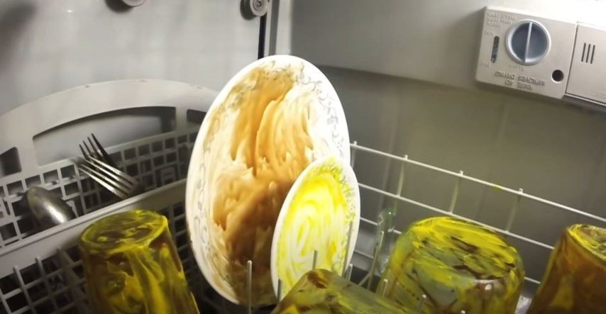 VIDEO Pogledajte što se događa u unutrašnjosti perilice suđa kada je uključite