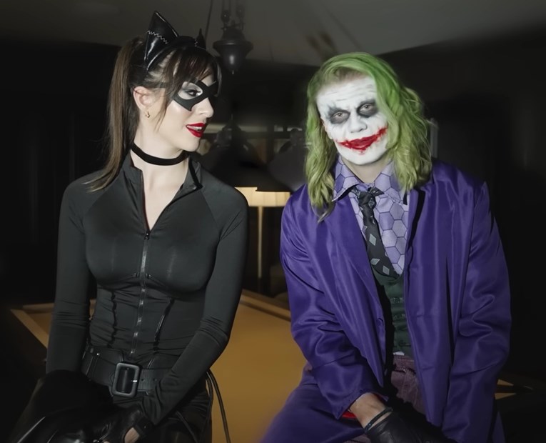 VIDEO Haaland se prerušio u Jokera, a njegova cura u ženu-mačku