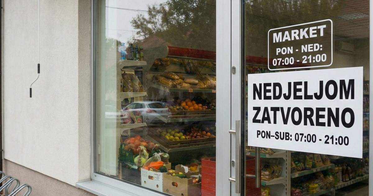 ANKETA Treba li malim, obiteljskim trgovinama dopustiti rad nedjeljom?