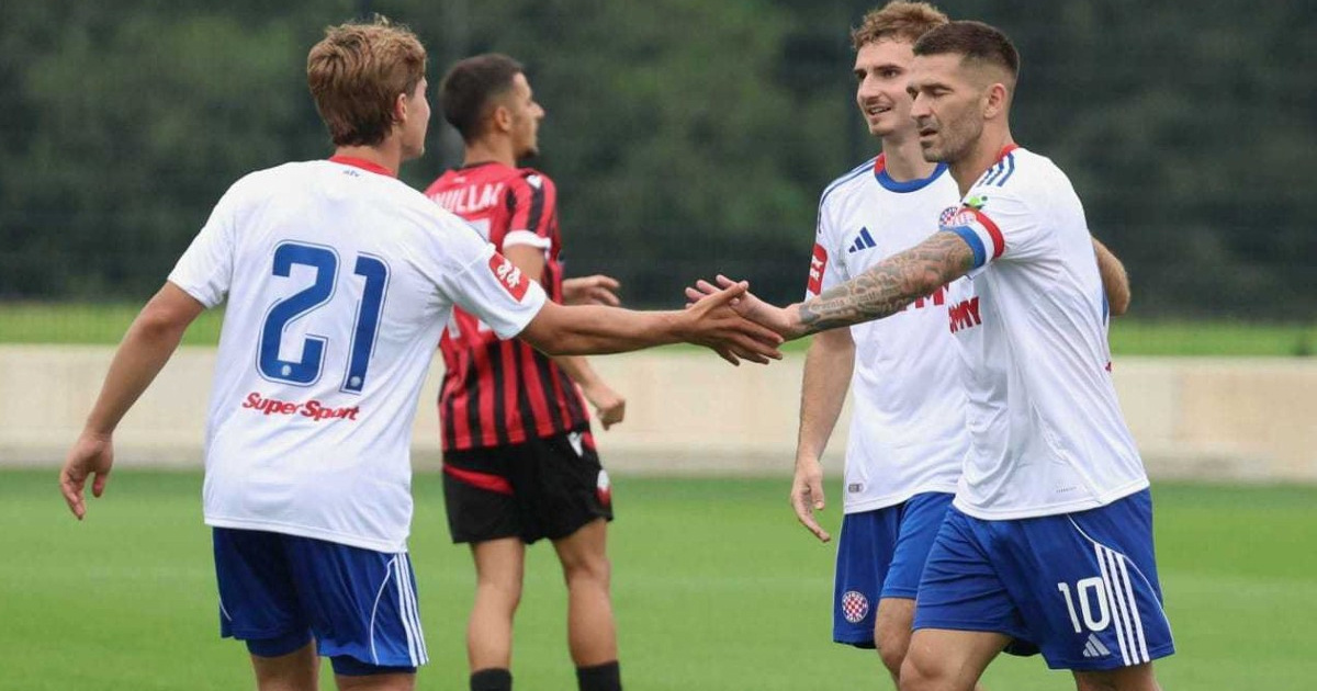 VIDEO Hajduk utrpao četiri gola i uvjerljivo slavio na početku priprema