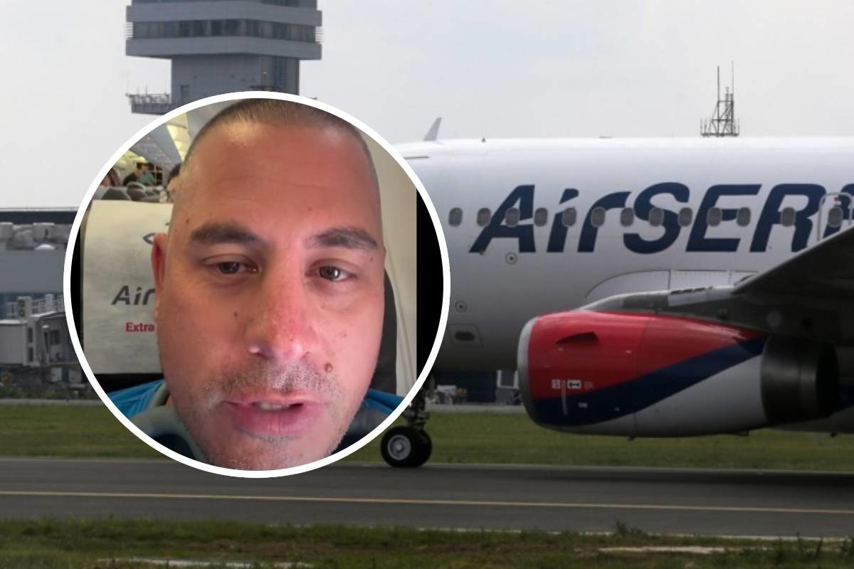 Putnik iz aviona Air Srbije u Splitu: Policajci su ušli i izveli starijeg muškarca