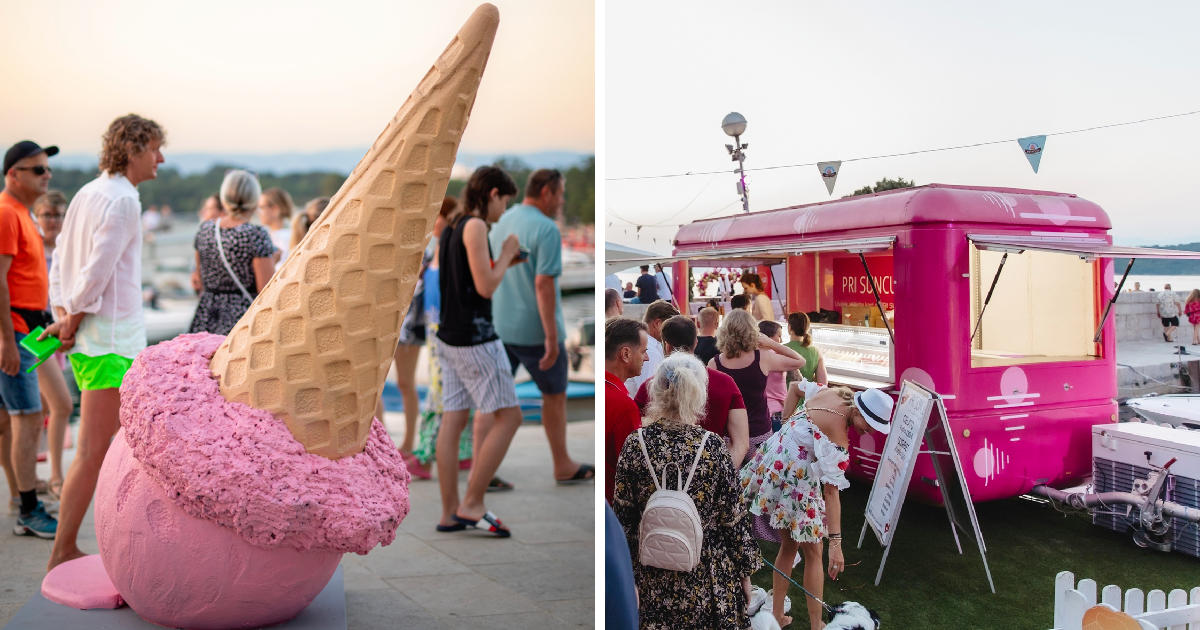 U Njivicama traje Festival sladoleda, evo u čemu sve uživaju posjetitelji