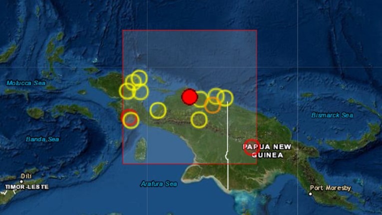 Potres od 6.2 po Richteru pogodio regiju Papue