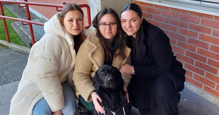 Srednjoškolke iz Bjelovara spasile psa koji je odlutao 30 kilometara od svog doma