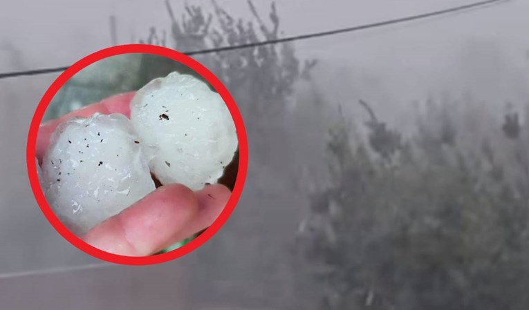 VIDEO Oluja u Sloveniji, pala ogromna tuča, čovjeka pogodila munja