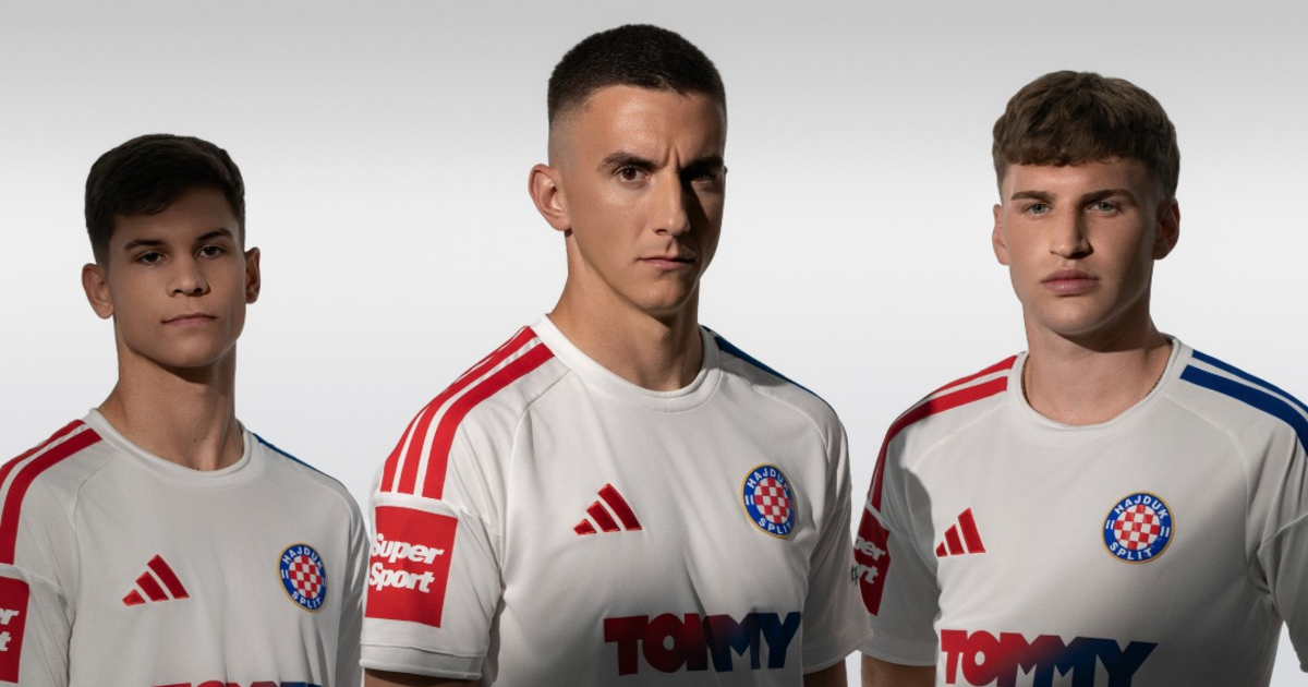 Hajduk predstavio novi domaći dres