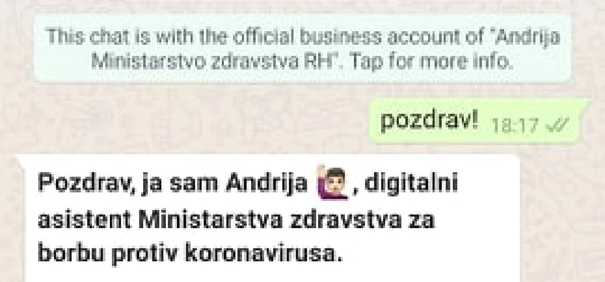 FOTO Ovo je Andrija, vladin digitalni asistent protiv korone. Isprobali smo kako radi