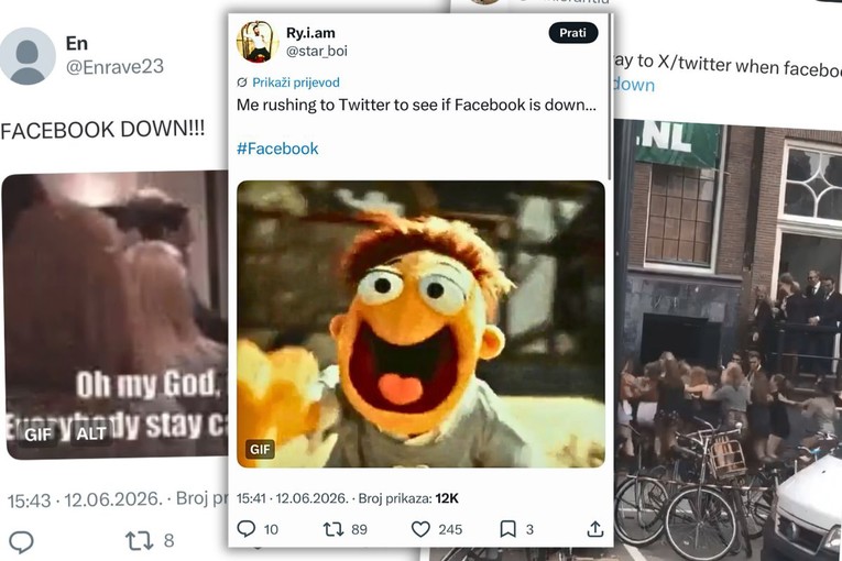 Čim padne Fejs, ekipa na X-u dobije inspiracije za sprdnje