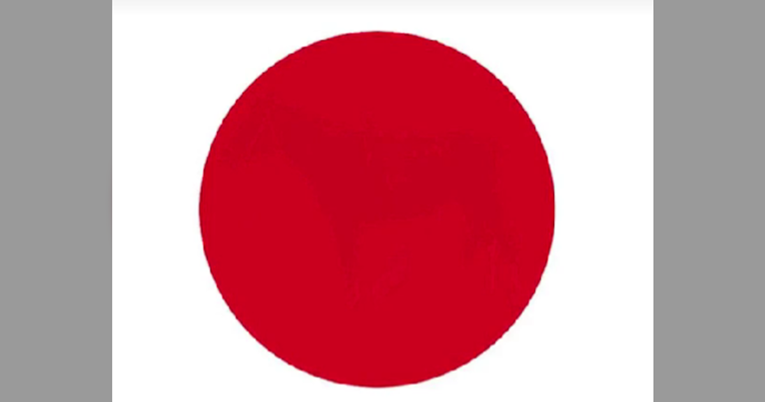 Ne, ovo nije japanska zastava: Samo 1% ljudi može vidjeti što je skriveno u krugu 
