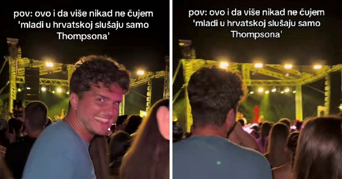 Domaći tiktoker: Da više nikad ne čujem "mladi u Hrvatskoj slušaju samo Thompsona"