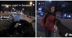 "Uljepšao si im dan": Motociklist u Sarajevu poklanjao ruže ženama u gradu