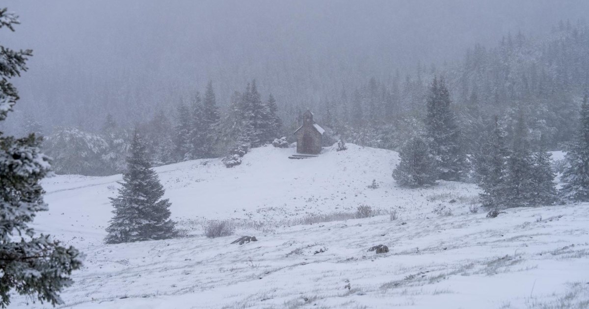 VIDEO Na Zavižanu je pao snijeg