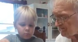Preslatki video dječaka koji hrani dementnog pradjeda osvojio je internet
