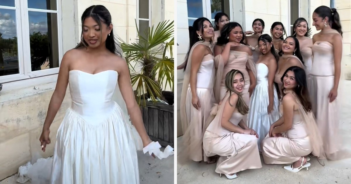 U mjesec dana sašila svoju vjenčanicu i haljine za 11 djeveruša pa postala viralna